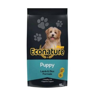 Econature Kuzu Etli Yavru Köpek Maması 13 KG + 2 Kg Bonus Paket - 1