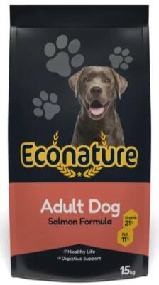 Econature Plus Somonlu Yetişkin Köpek Maması 15 kg - 1