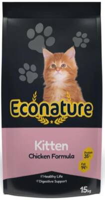Econature Plus Tavuklu Yavru Kedi Maması 15 kg - 1