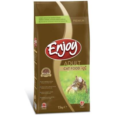 Enjoy Tavuklu Yetişkin Kedi Maması 15 kg - 1