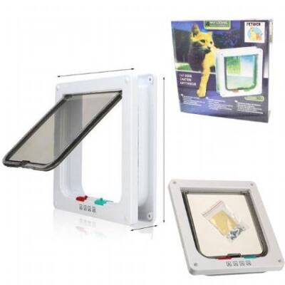 EuroCat Kedi Kapısı Dört Yönlü 25 X 23 cm - 1