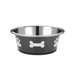 Eurodog Pati Desenli Pembe Mama Su Kabı 480 ml - EuroDog