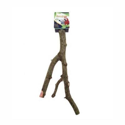 EuroGold Papağanlar İçin Doğal Ahşap Tünek 45-55 Cm - 1