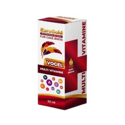 EuroGold Vogel Kuşlar İçin Multi Vitamin Damla 50 Ml - 1