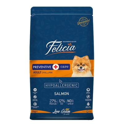 Felicia Mini Somonlu Düşük Tahıllı Hipoalerjenik Köpek Maması 3 kg - 1