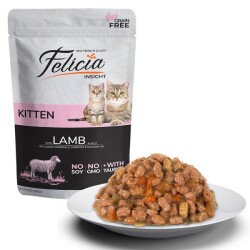 Felicia Pouch Kuzulu Tahılsız Yavru Kedi Konservesi 85 Gr - 2