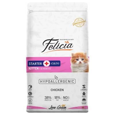 Felicia Tavuklu Düşük Tahıllı Yavru Kedi Maması 2 kg - 1