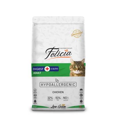 Felicia Yetişkin Tavuklu Az Tahıllı HypoAllergenic Kedi Maması 2 kg - 1