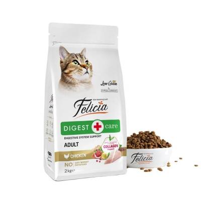 Felicia Yetişkin Tavuklu Az Tahıllı HypoAllergenic Kedi Maması 2 kg - 1