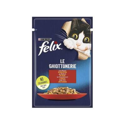Felix Jöle İçinde Sığır Etli Yetişkin Kedi Konservesi 85 gr - 1