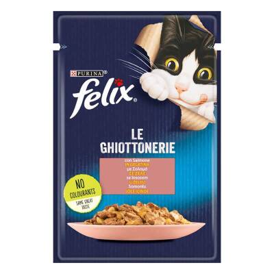 Felix Pouch Somonlu Kedi Konservesi 85 gr - 1