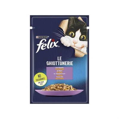 Felix Kuzu Etli Yetişkin Kedi Yaş Maması 85 gr X 26 Adet - 1