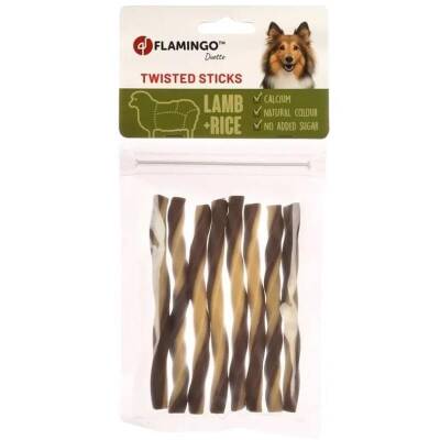 Flamingo Duetto Twist Kuzulu Çubuk Köpek Ödül Maması 85 Gr 8'li - 1