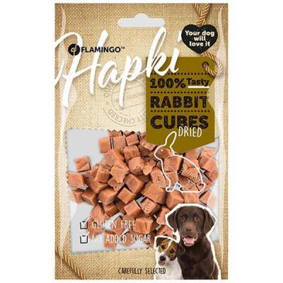 Flamingo Hapki Glutensiz Tavşanlı Küp Köpek Ödülü 85 gr - 1
