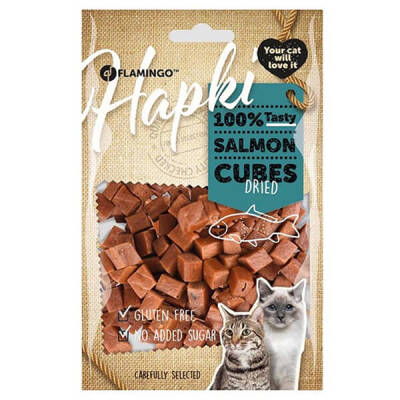 Flamingo Hapki Somonlu Glutensiz Küp Kedi Ödülü 85 gr - 1