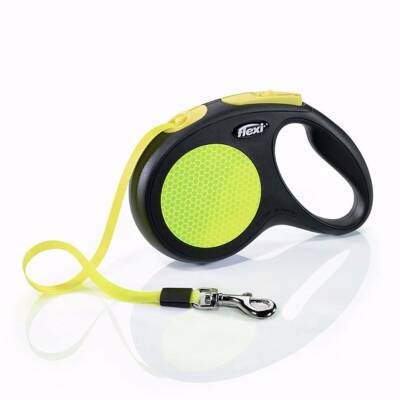 Flexi Neon 5 mt Şerit Otomatik Tasma Medium - 1