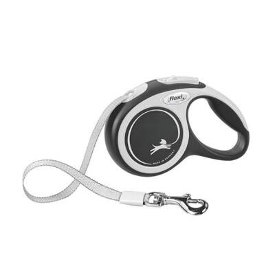 Flexi New Comfort 5 mt Şerit Otomatik Tasma Small Siyah - 1