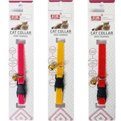 Flip Zilli Elegance Süet Kedi Boyun Tasması 1 Adet 20 X 1 cm - 1