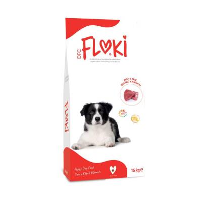 Floki Biftekli ve Pirinçli Yavru Köpek Maması 15 Kg - 1