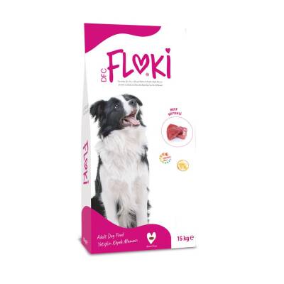 Floki Biftekli Yetişkin Köpek Maması 15 Kg - 1