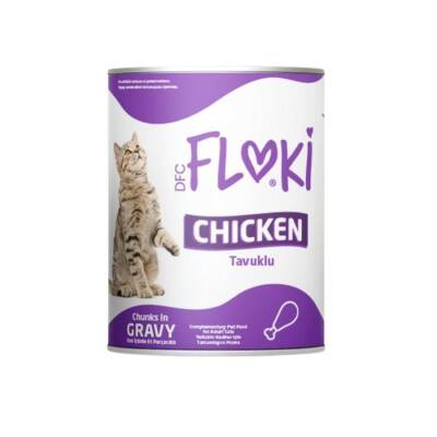 Floki Tavuklu Yetişkin Kedi Konservesi 400 gr - 1