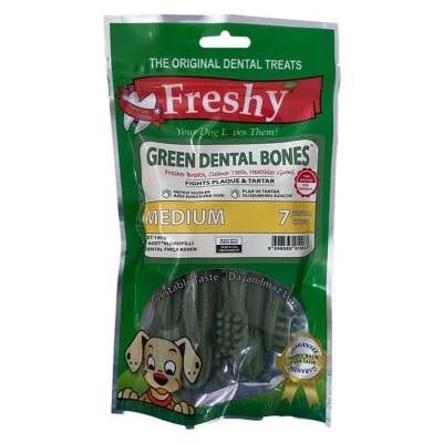 Freshy Ağız Kokusu Önleyici Yeşil Kemik - 6 Adet - 1