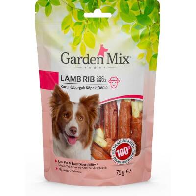 Garden Mix Kuzu Kaburgalı Köpek Ödülü 75 gr - 1