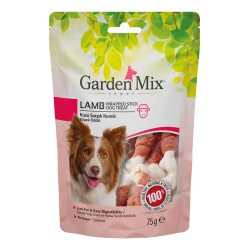 Garden Mix Kuzu Sargılı Kemik Köpek Ödülü 75 gr - Garden Mix