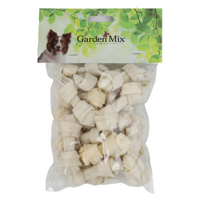 Garden Mix Beyaz Düğümlü Deri Kemik 2,5-3” – 20'li - 1