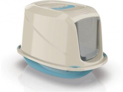 Georplast Galaxy Deluxe Kapalı Kedi Tuvaleti Mavi - Georplast