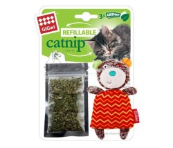 Gigwi Catnip Hazneli Ayı Peluş Kedi Oyuncağı - 1
