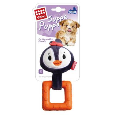 Gigwi Suppa Puppa Penguen Diş Kaşıma Köpek Oyuncağı 16 cm - 1