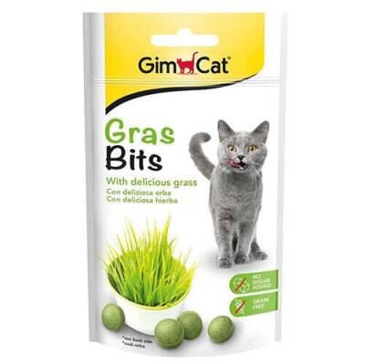 Gimcat Gras Bits Çimen Aromalı Sindirim Tableti 50 Gr - 1