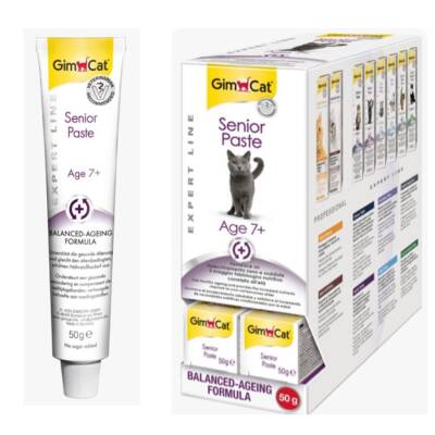 Gimcat Expert Line Senior Yaşlı Kedi Macunu Paste 50 gr - 1