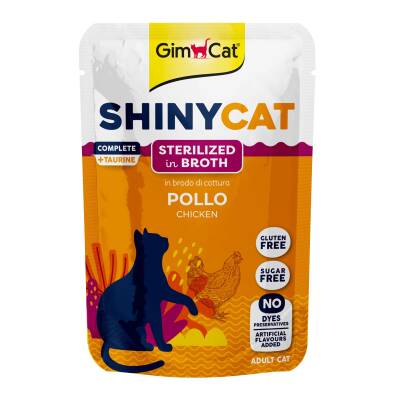 Gimcat Shinycat Tavuklu Kısırlaştırılmış Yetişkin Kedi Çorbası 70 gr - 1