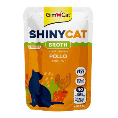 Gimcat Shinycat Tavuklu Yetişkin Kedi Çorbası 70 gr - 1