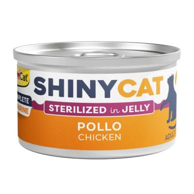 Gimcat Shinycat Sos İçinde Jelly Tavuklu Kısırlaştırılmış Kedi Konserve Maması 70 Gr - 1