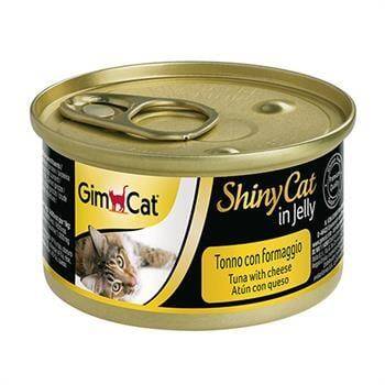 Gimcat Shinycat Ton Balıklı ve Peynirli Jelly Konserve Yetişkin Kedi Maması 70 gr - 1