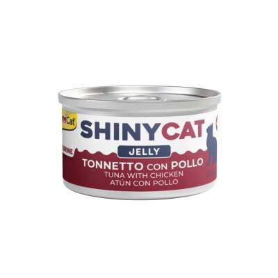 Gimcat Shinycat Jelly Ton Balıklı ve Tavuklu Yetişkin Kedi Konservesi 70 gr - 1