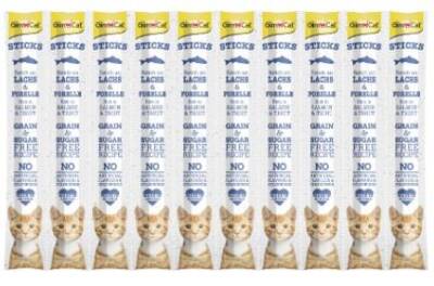 GimCat Sticks Tahılsız Somonlu Ödül Çubuğu 10'lu - 1
