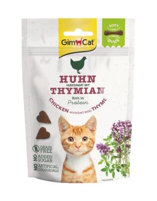 GimCat Tahılsız Kedi Ödülü Soft Snack Tavuklu ve Kekikli 60 gr - 1