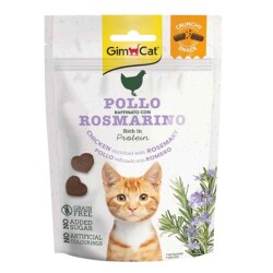 GimCat Tavuklu ve Biberiyeli Tahılsız Şekersiz Çıtır Kedi Ödül Maması 60 gr - Gimcat