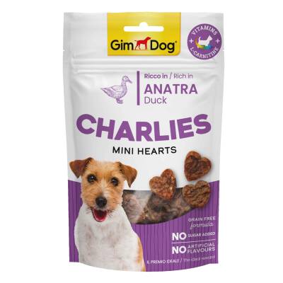 Gimdog Charlies Mini Hearts Ördekli Köpek Ödülü 70 gr - 1