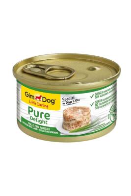 Gimdog Pure Delight Tavuklu ve Kuzulu Konserve Yetişkin Köpek Maması 85 gr - 1
