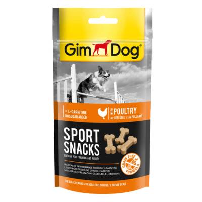 GimDog Sportsnacks Tavuk ve L-Carnitinli Köpek Ödül Tableti 60 gr - 1