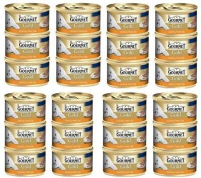 Gourmet Gold Kıyılmış Hindi Etli Konserve Yetişkin Kedi Maması 24 X 85 gr - 1