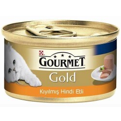 Gourmet Gold Kıyılmış Hindi Etli Yetişkin Kedi Konservesi 85 gr - Gourmet Gold