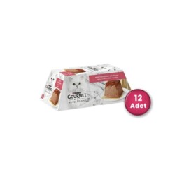 Gourmet Gold Revelations Sığır Etli Ezme Konserve Kedi Maması 2 X 57 gr 12'li Paket - 1