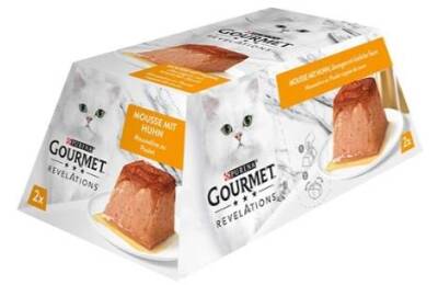 Gourmet Gold Revelations Tavuk Etli Ezme Konserve Kedi Maması 2 X 57 gr - 1