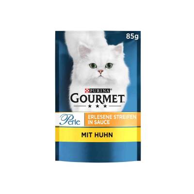Gourmet Perle Pouch Izgara Tavuklu Yetişkin Kedi Konservesi 85 gr - 1